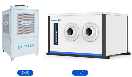 蒸發(fā)冷省電空調(diào) 吊頂射流式機(jī)組